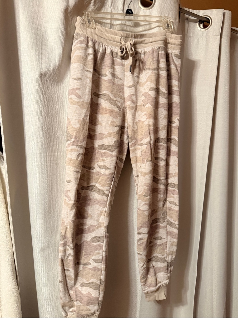 Old Navy Neutral Camo Joggers in Beige and Cream